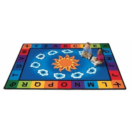 Carpets For Kids Carpets For Kids 9412 Sunny Day Learn & Play 8.33 ft. x 11.67 ft. Rectangle Carpet 9412